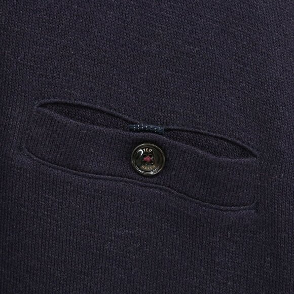 Ted Baker London Men's Valerio Quarter Zip Pullover Sweater 7 3XL - Picture 6 of 9